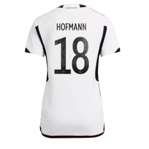 Tyskland Jonas Hofmann #18 kläder Kvinnor VM 2022 Hemmatröja Kortärmad